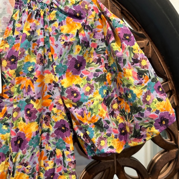 Zara Floral Smocked Tiered Dress - Picture 3 of 6